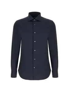 Рубашка на пуговицах Zegna, синий