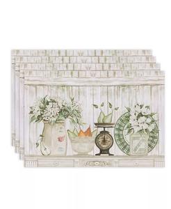 Набор из 4 салфеток «Французские груши», 13 x 19 дюймов Laural Home