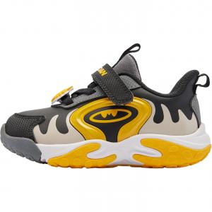 QIAODAN Антиударные амортизирующие низкие детские ботинки Black Yellow для малышей