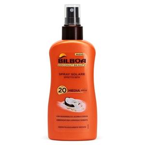 Кокосовый спрей для красоты Solare No Gas Spf 20, средняя защита, 200 мл, Bilboa