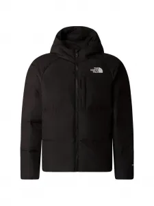 Стеганая куртка с капюшоном The North Face Kids, черный