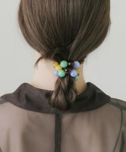 Разноцветные резинки для волос в виде мячей Smelly, цвет Bl/Br