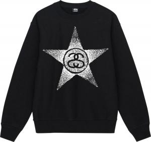 Толстовка Stussy Stars Crew 'Black', черный