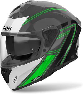 Мотоциклетный шлем Airoh Spark 2 Full Face, Gloss Deco Flo Green