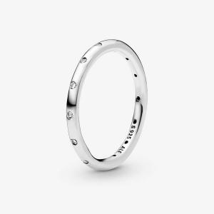 Кольцо Pandora Timeless Simple Sparkling Band, серебро