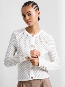 Кардиган Janai с фактурной вязкой French Connection, White/Multi
