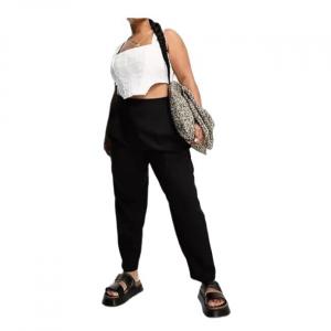Элегантные зауженные брюки Asos Design Curve, черный