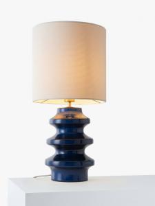 Керамическая настольная лампа Tower XL John Lewis, Navy