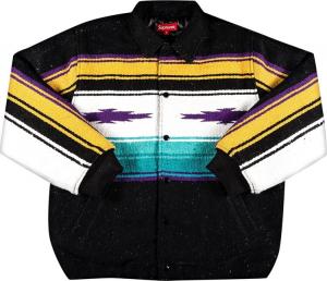 Куртка Supreme Tlaxcala Blanket Jacket 'Black', черный