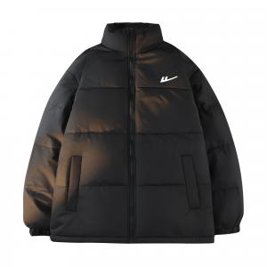 Пуховик Unisex Stand Collar утепленный стеганый WARRIOR, черный