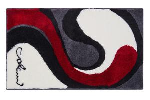 Коврик для ванны Grund, 80x150 см, серый/белый