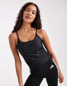 Майка Adidas performance Aop optime черного цвета