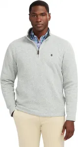 Свитер флис Quarter Zip — LT Grey HTHR IZOD