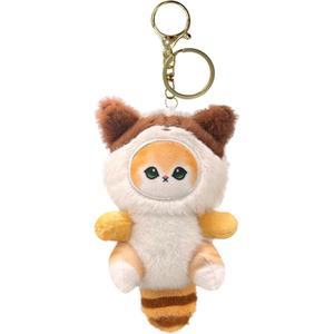 Милые куклы-маскировки маленькие еноты плюшевый кулон 18см высота Brangdy