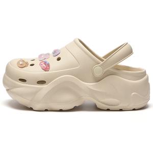 Cat power Женские сабо - кофе (прозрачные милые), цвет Coffee (Transparent Little Cute)