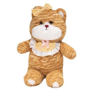 Плюшевая кукла Running Bib Kitten высотой 50 см Tak Bebe, желтый