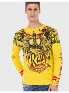 Функциональный лонгслив Cipo & Baxx, желтый