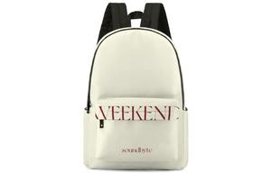 Полиэстеровый рюкзак обычный унисекс бежево-желтый/зеленый ONRF, бежево-желтый