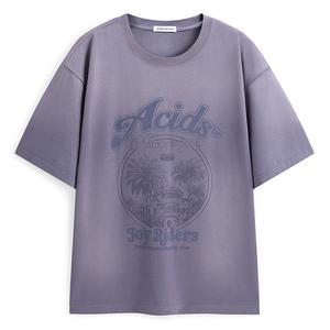 PEACEBIRD MEN Футболка мужская World Famous Lilac 1 Crew Neck