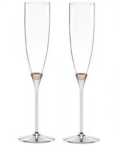 Пара бокалов для тостов Rosy Glow Kate Spade New York