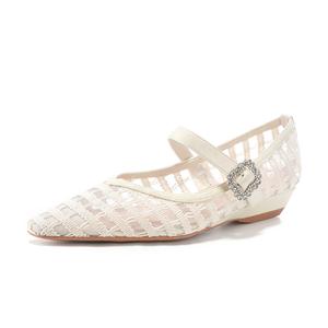 TATAYA Плоские туфли Мэри Джейн для женщин экрю, цвет Ecru