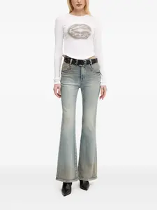 Топ с круглым вырезом и принтом Miss Sixty, белый