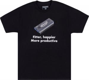 Футболка Pleasures Happier T-Shirt 'Black', черный