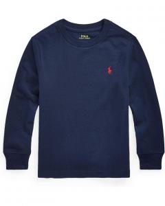 Лонгслив Polo Ralph Lauren Kids Cotton Jersey Long Sleeve Tee, цвет Cruise Navy
