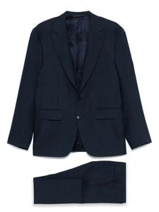 Canali костюм с однобортным пиджаком, синий