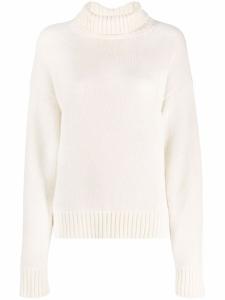 Jil Sander джемпер с высоким воротником, нейтральный цвет