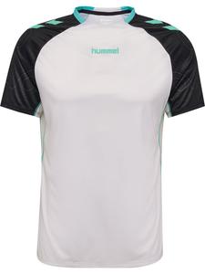 Hummel Мужская футболка Hmlblaze в цвете VAPOROUS GRAY/POOL BLUE
