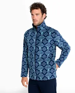 Мужская пижама с аквамарином флисом El Búho Nocturno, синий