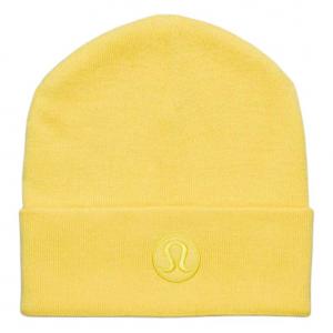 Lululemon Вязаная шапка унисекс розовая, Sun Yellow/SUYE