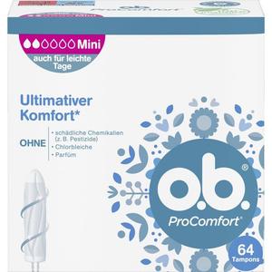 Тампоны ProComfort Mini o.b., 64 шт.