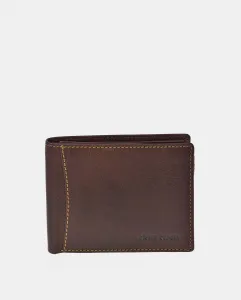 Американские кожаные туфли Pierre Cardin с боковой резинкой для мужчин, коричневый