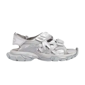 Кроссовки Balenciaga Track Sandal, серебряный