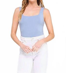 Костюм-боди Kit Smooth Tank в светло-голубом сером ALLIE ROSE