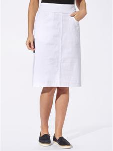 Юбка до колена Sieh an!, белый