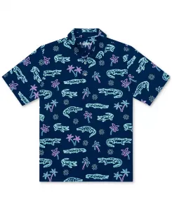 Мужская поло The Neon Glade Performance Polo 2.0 Chubbies, синий