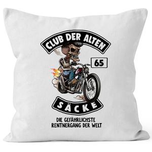 Чехол на подушку подарок на день рождения клуб старых мешков чехол на подушку MoonWorks 65 белый унисейз