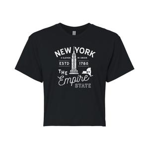 Укороченная футболка с рисунком New York для юниоров Licensed Character