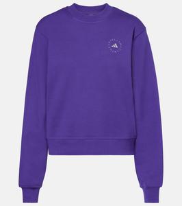Толстовка из хлопкового флиса Adidas by Stella McCartney, Alpine Violet-Smc