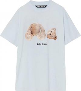 Футболка Palm Angels Bear Classic Tee 'Illusion Blue/Brown', синий