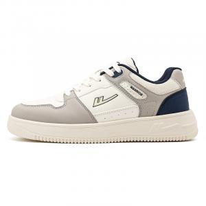 Износостойкие и легкие низкие кроссовки для скейтбординга Unisex WARRIOR, бежевый серый темно синий