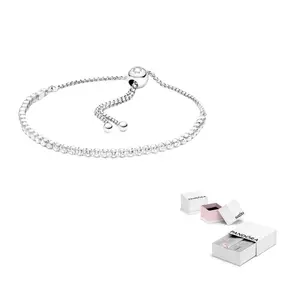 Pandora Серебряный браслет 925 пробы для женщин Silver