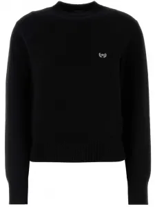 Шерстяной джемпер BALENCIAGA, черный