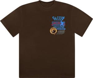 Футболка Cactus Jack by Travis Scott Cactus Trails Assn T-Shirt 'Brown', коричневый