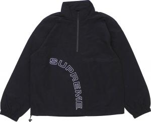 Пуловер Supreme Corner Arc Half Zip Pullover 'Black', черный