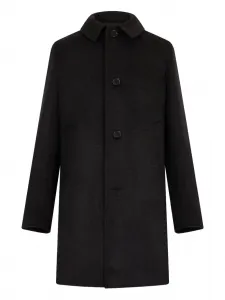 Пальто на пуговицах Fursac, серый