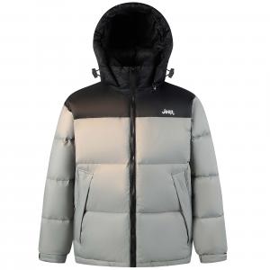 Пуховик Unisex с капюшоном Moderate Jeep, серый